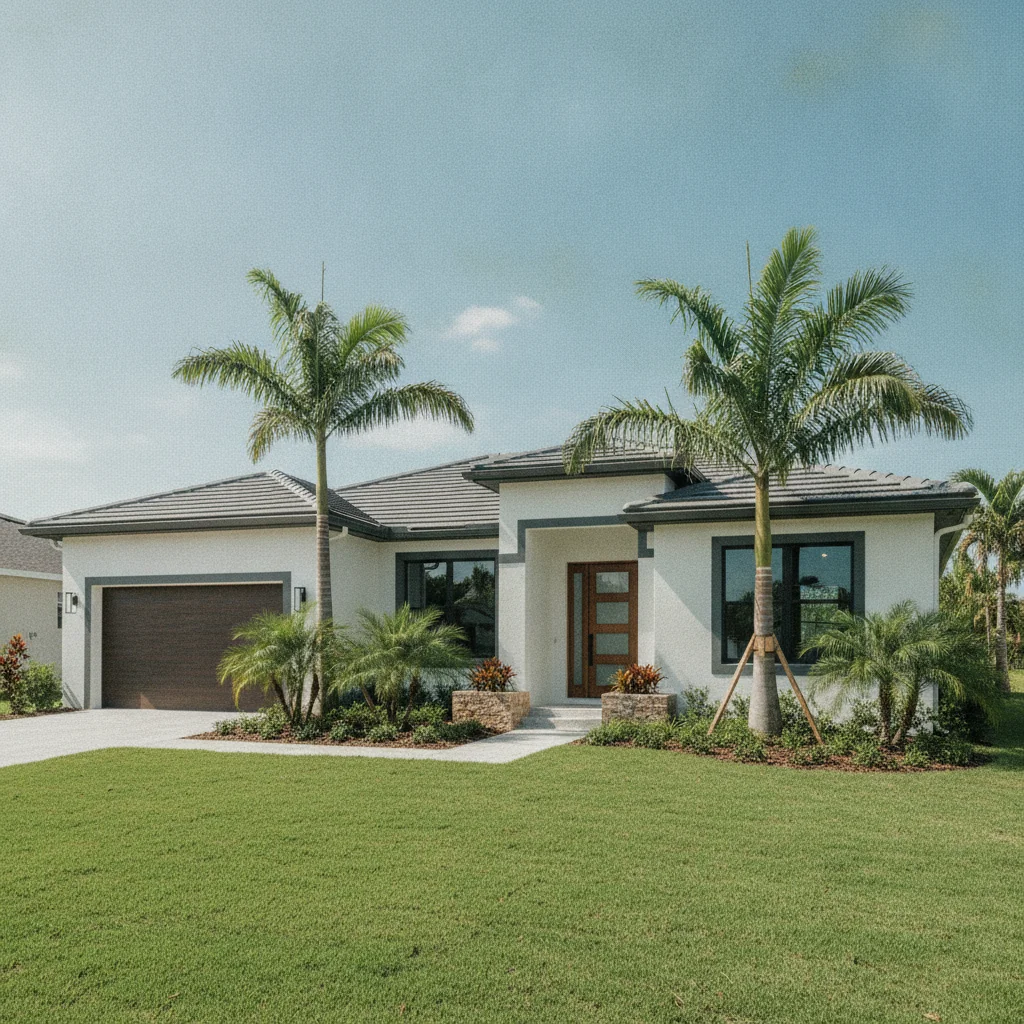 Stalled construction site with an open permit in South Florida - Red Spade Repairs