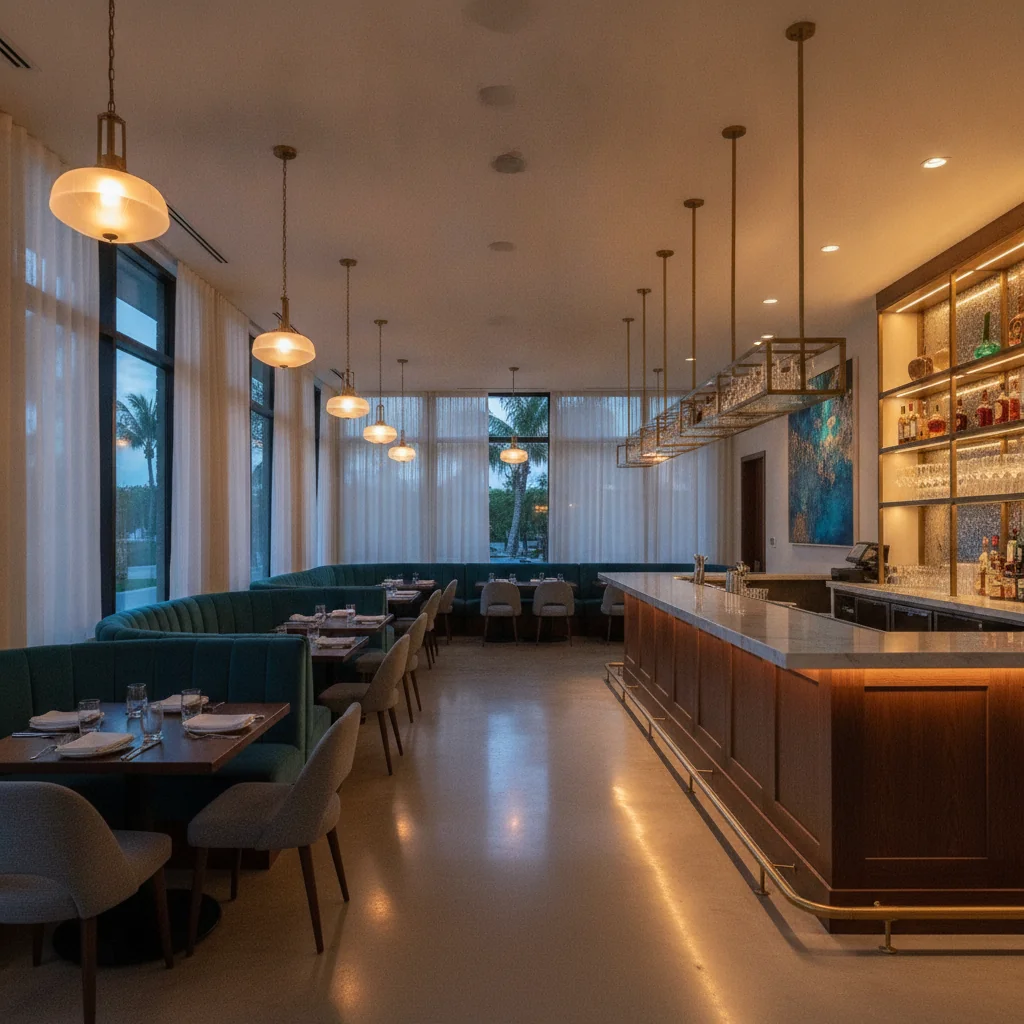 Commercial restaurant build-out in South Florida by Red Spade Repairs
