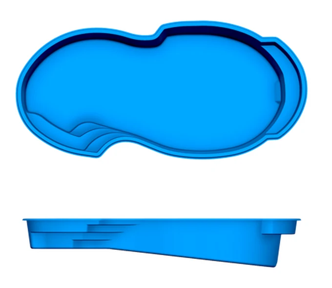 Atlantic San Juan fiberglass pool shape