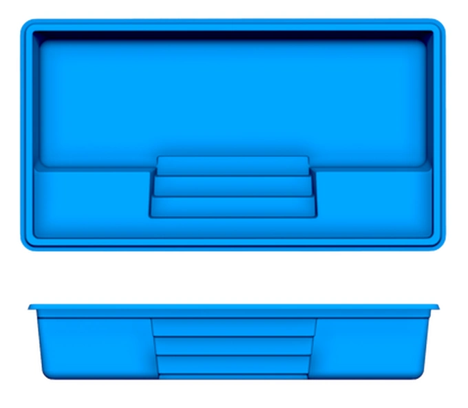 Broadway San Juan fiberglass pool shape
