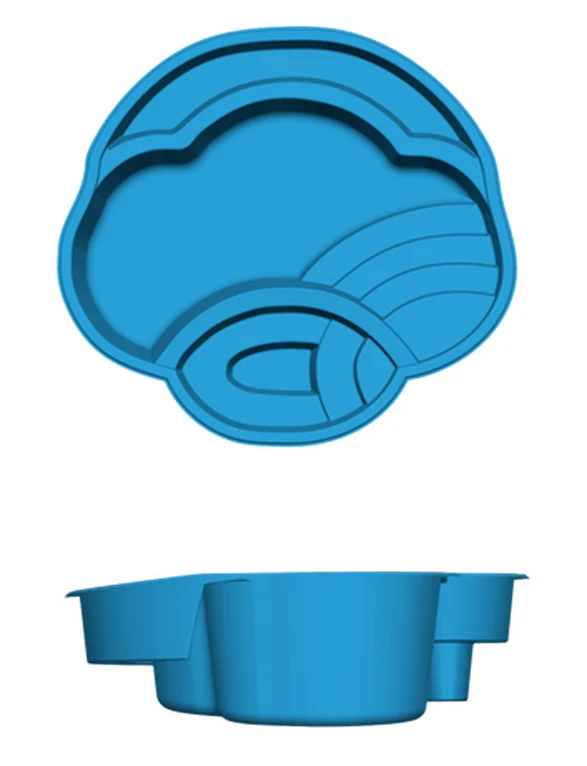 Crystal Reef San Juan fiberglass pool shape