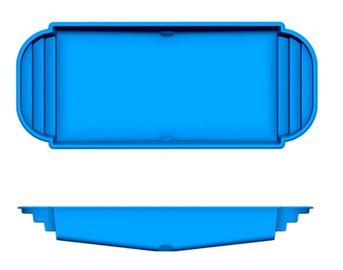 Dolphin San Juan fiberglass pool shape