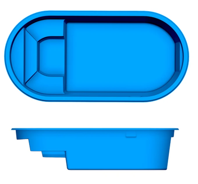 Fort Myers San Juan fiberglass pool shape