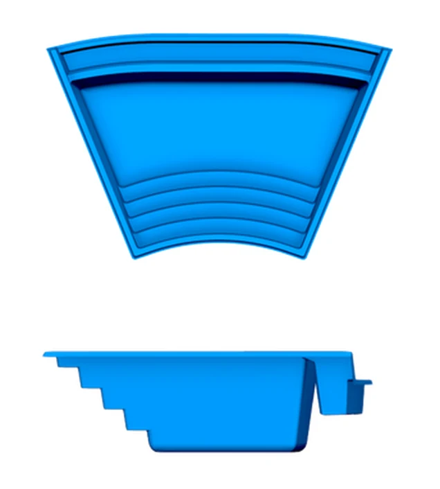 Horizon San Juan fiberglass pool shape