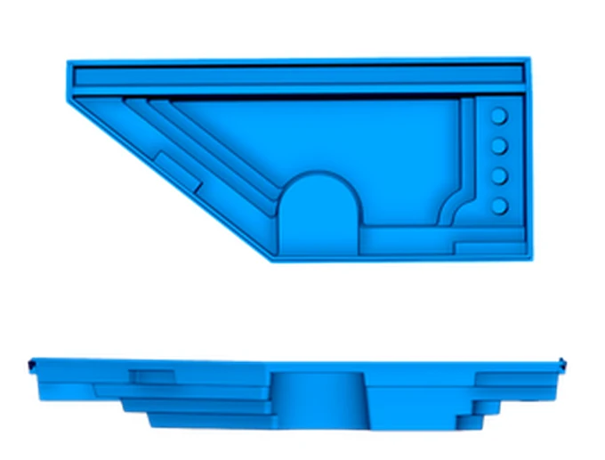 iPool San Juan fiberglass pool shape