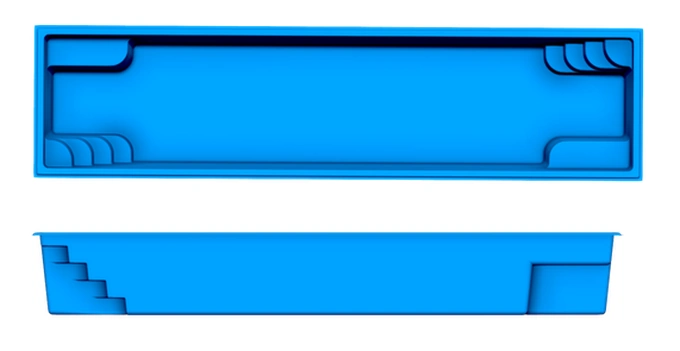 Marathon (Pool Only) San Juan fiberglass pool shape