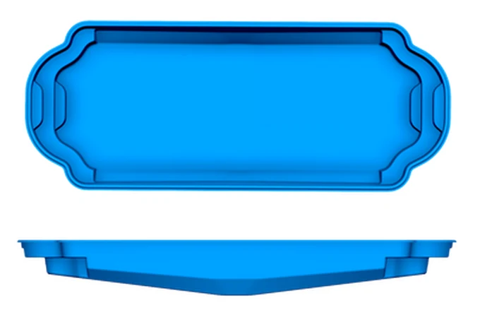Phoenix San Juan fiberglass pool shape