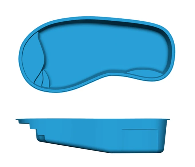 Star Light San Juan fiberglass pool shape