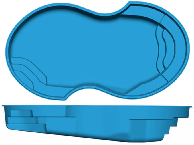 Venetian San Juan fiberglass pool shape