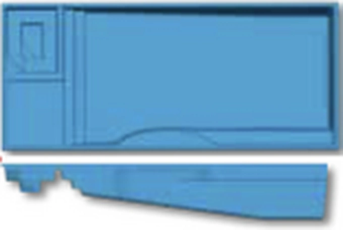 Wylela Cove Ultra San Juan fiberglass pool shape